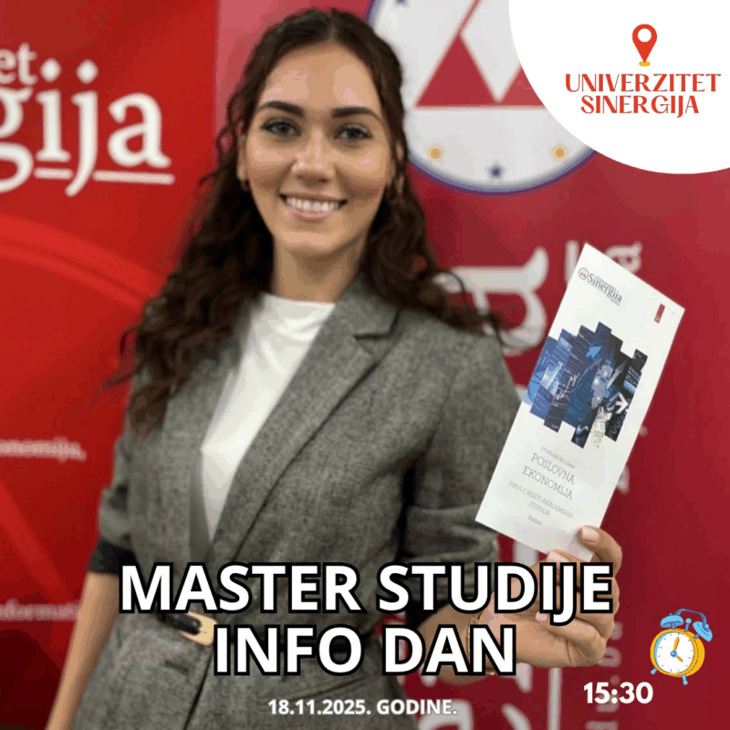 06.12.2024. godine. 1500 Univerzitet Sinergija
